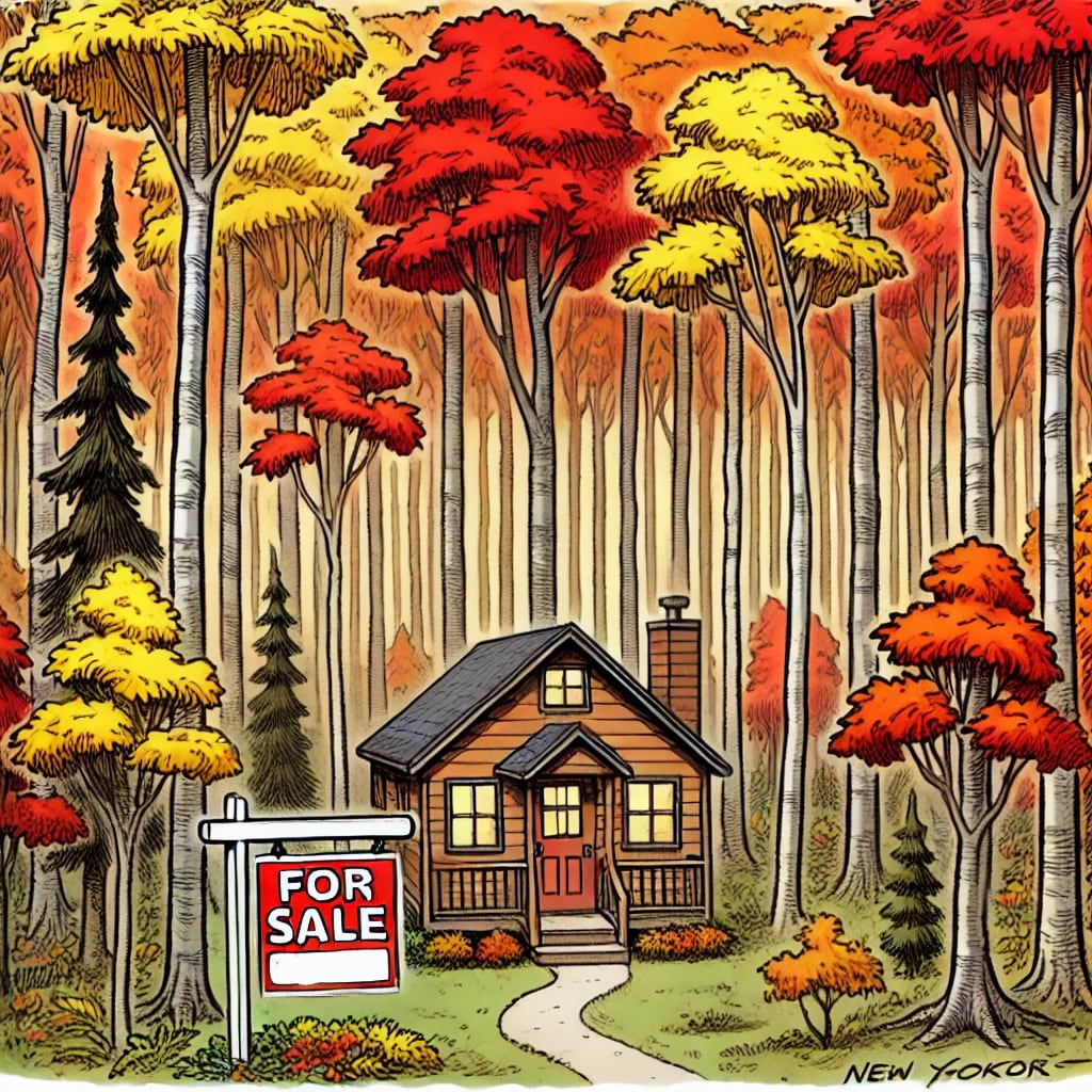 An illustration of a home for sale in the ottawa area in october.